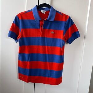 Lacoste striped polo - size 16